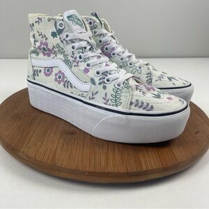 Vans Sk8 Hi Tapered Floral Platform Sneakers